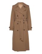 Bs Kaylee Coat Ullfrakk Frakk Beige Bruun & Stengade