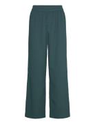 High Waist Straight Leg Trousers Bottoms Trousers Wide Leg Green Monki