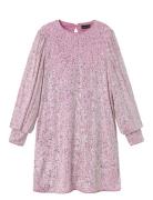 Nlfrink Ls Sequins Dress Dresses & Skirts Dresses Partydresses Pink LM...