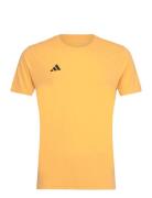 Adizero Essentials Running Tee Sport T-shirts Short-sleeved Yellow Adi...