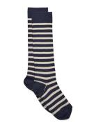 Elis Knee Socks Socks & Tights Socks Navy Mp Denmark