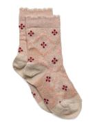 Freja Glitter Socks Socks & Tights Socks Pink Mp Denmark