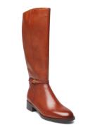 Women Boots Høye Støvletter Brown Tamaris