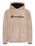 Hooded Top Tops Sweat-shirts & Hoodies Hoodies Beige Champion