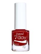 7Day Hybrid Polish 70125 5 Ml Neglelakk Sminke Red Depend Cosmetic