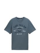 Logo Tee Tops T-shirts Short-sleeved Blue Tom Tailor