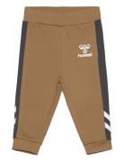 Hmllucca Pants Bottoms Sweatpants Brown Hummel