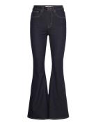 Nathaliegz Hw Flared Jeans Bottoms Jeans Flares Navy Gestuz