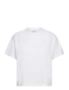 Boxy T-Shirt Sport T-shirts & Tops Short-sleeved White Aim´n