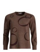 Viscose-Blend Knit, Kelsie 1 Tops Knitwear Jumpers Brown Ivo Nikkolo