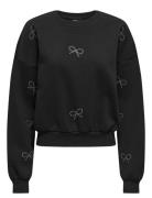 Olmberit L/S O-Neck Swt Tops Sweat-shirts & Hoodies Sweat-shirts Black...