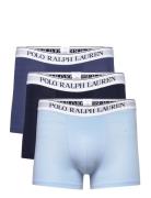 Bci Cotton/Elastane-3Pk-Trn Boksershorts Blue Polo Ralph Lauren Underw...