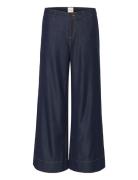 Ravimw Xwide Pant Bottoms Trousers Wide Leg Navy My Essential Wardrobe