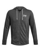 Ua Rival Terry Lc Fz Tops Sweat-shirts & Hoodies Hoodies Grey Under Ar...