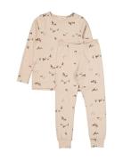 Sleepwear Pyjamas Sett Beige MarMar Copenhagen