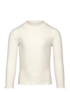 Turtleneck Long-Sleeved T-Shirt Tops T-shirts Long-sleeved T-shirts Wh...