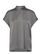 Dante6-Opium Top Tops Blouses Short-sleeved Grey Dante6