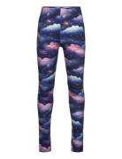 Leggings Sterry Sky Aop Bottoms Leggings Multi/patterned Lindex