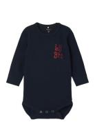 Nbmlaby Ls Body Bodies Long-sleeved Navy Name It