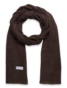 Big Classic Scarf Skjerf Brown Davida Cashmere