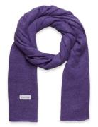 Big Classic Scarf Skjerf Purple Davida Cashmere