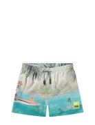 Niko Badeshorts Blue Molo