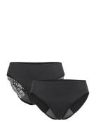 Period Pants 2-Pack Truse Brief Truse Black Hunkemöller