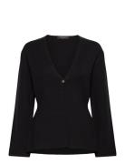 Simonabbaljin Knit Tops Knitwear Cardigans Black Bruuns Bazaar