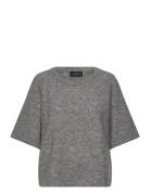 Cmibra-Raglan-Pullover Tops Knitwear Jumpers Grey Copenhagen Muse