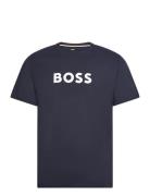 T-Shirt Rn Tops T-shirts Short-sleeved Navy BOSS