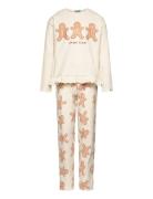 Pyjama Pyjamas Sett Cream United Colors Of Benetton