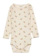 Nbnlavo Emo Ls Slim Body Lil Bodies Long-sleeved Cream Lil'Atelier