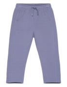 Elastic Waist Trousers Bottoms Trousers Blue Mango