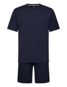 Bamboo Short Set Pyjamas Navy BOSS