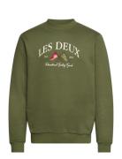 Ivy League Sweatshirt Tops Sweat-shirts & Hoodies Sweat-shirts Green L...