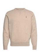 Double-Knit Sweatshirt Tops Sweat-shirts & Hoodies Sweat-shirts Beige ...