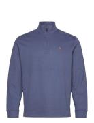 Estate Rib-Lsl-Knt Tops Knitwear Half Zip Jumpers Blue Polo Ralph Laur...