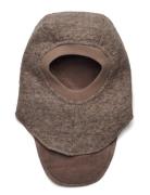 Balaclava Wool Accessories Headwear Balaclava Beige Huttelihut