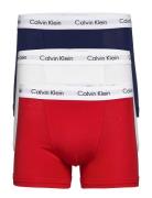 Trunk 3Pk Boksershorts Multi/patterned Calvin Klein