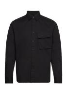 Scale Shirt Black Designers Shirts Casual Black Belstaff