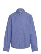 Shield Oxford Bd Shirt Tops Shirts Long-sleeved Shirts Blue GANT