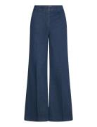 Trw-Ellen Pant Wash Atlanta Blue Bottoms Jeans Flares Blue Tomorrow