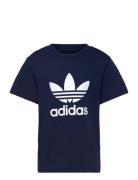 Trefoil Tee Sport T-shirts Short-sleeved Navy Adidas Originals