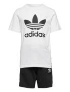 Short Tee Set Sets Sets With Short-sleeved T-shirt White Adidas Origin...