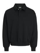 Jcoconcrete Polo Sweat Tops Sweat-shirts & Hoodies Sweat-shirts Black ...