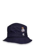 Polo Bear Twill Bucket Hat Accessories Headwear Bucket Hats Navy Polo ...