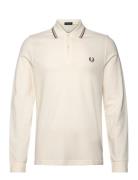 Ls Twin Tipped Shirt Tops Polos Long-sleeved Cream Fred Perry