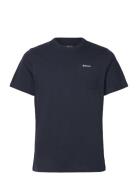 Barbour Langdon Pocket Designers T-shirts Short-sleeved Navy Barbour