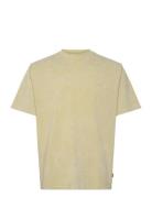 Wbbaine Washed Tee Tops T-shirts Short-sleeved Beige Woodbird