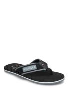 Patch Hilfiger Beach Sandal Flip-flopper Sandaler Black Tommy Hilfiger